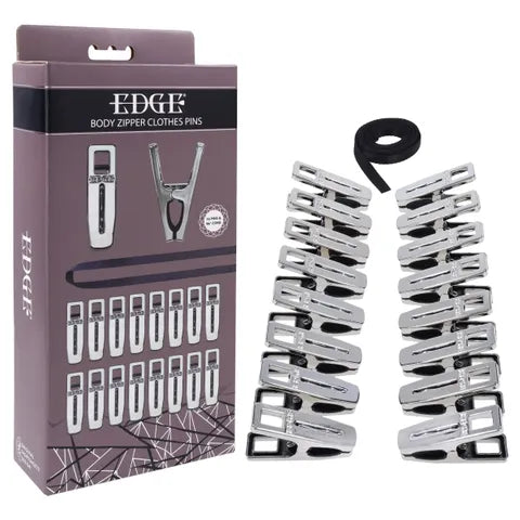 EDGE Body Zipper Clothes Pins - Pins - Set of 16 - Take A Peek