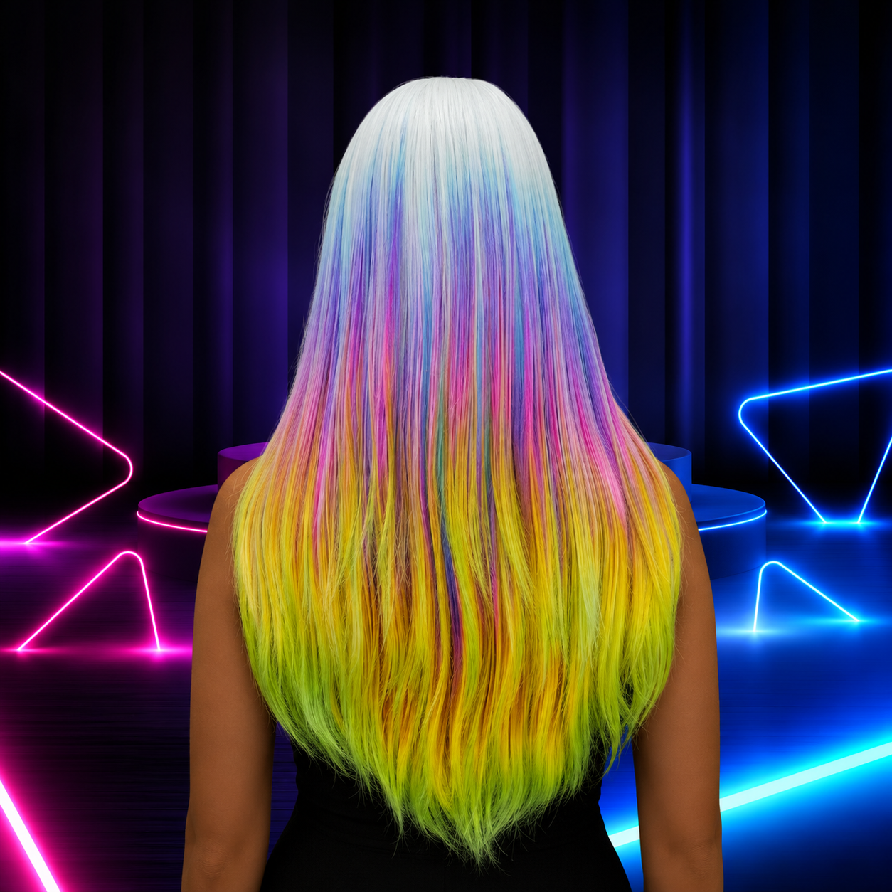 Premium lace front wig for drag queens in Australia with natural hairline and volume.