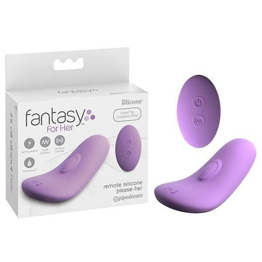Fantasy For Her Remote Silicone Please-Her - Take A Peek