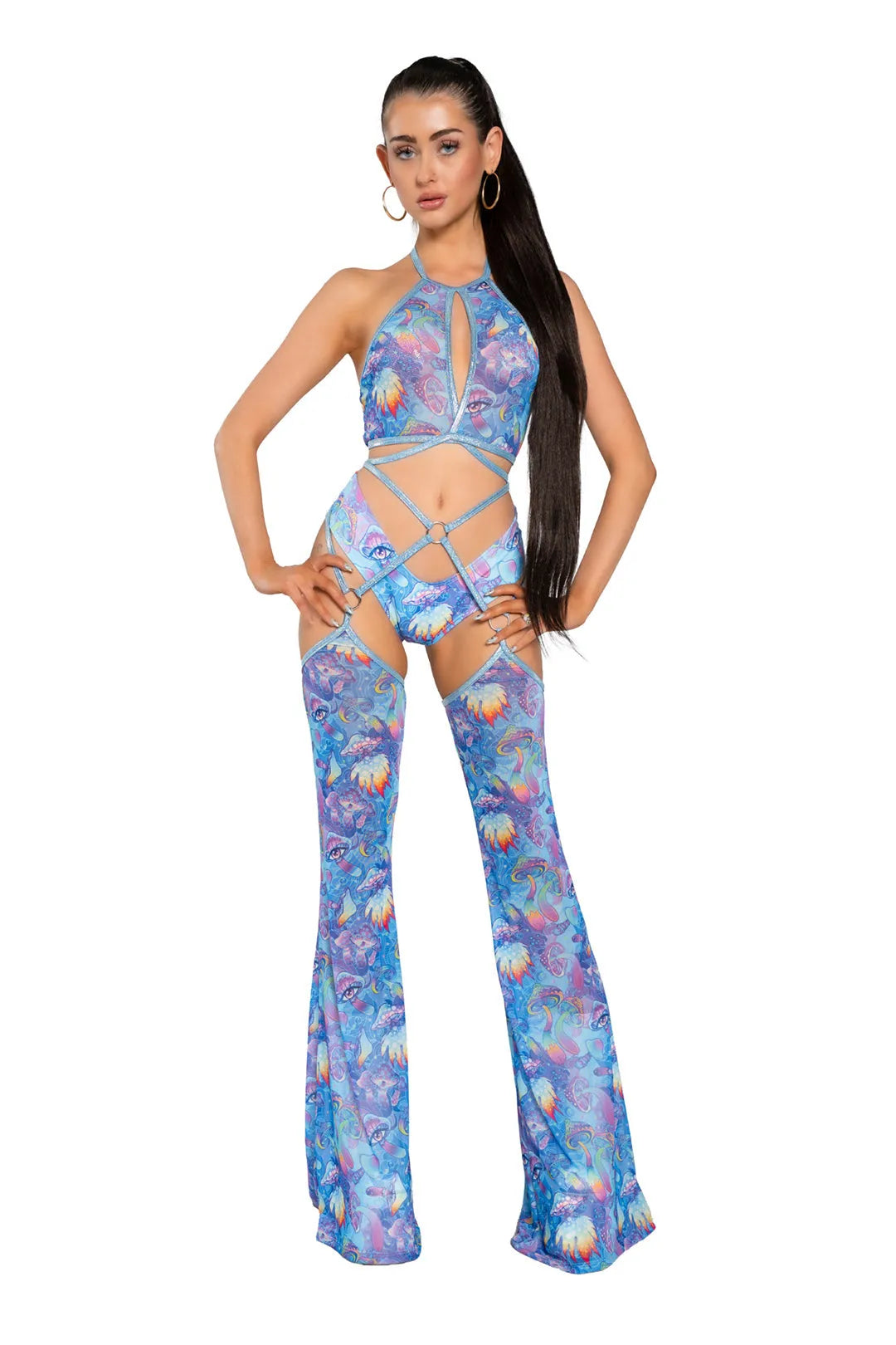 JR161 - Mesh Wrap Halter - Take A Peek