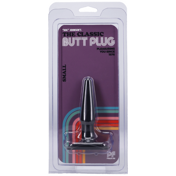 The Classic Butt Plug - Small (Black)-0244-04-CD