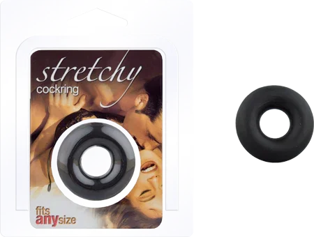 Stretchy Cockring (Black)-06-071BLK-BCD