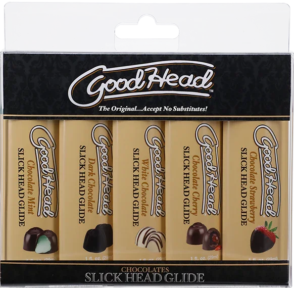 Slick Head Glide Chocolates - 5 Pack-1361-46-BX