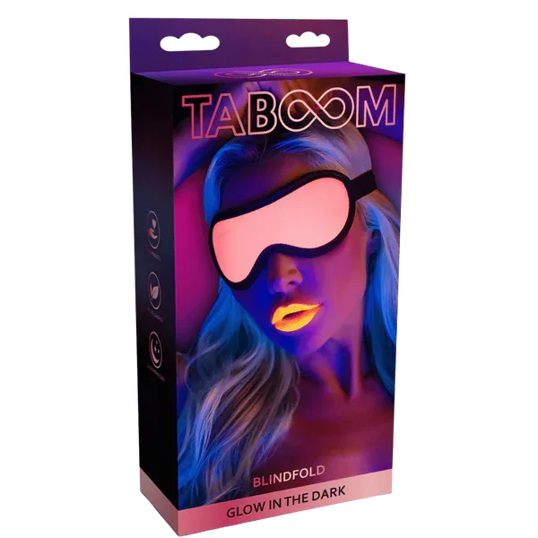 Glow Blindfold (Pink) - Take A Peek