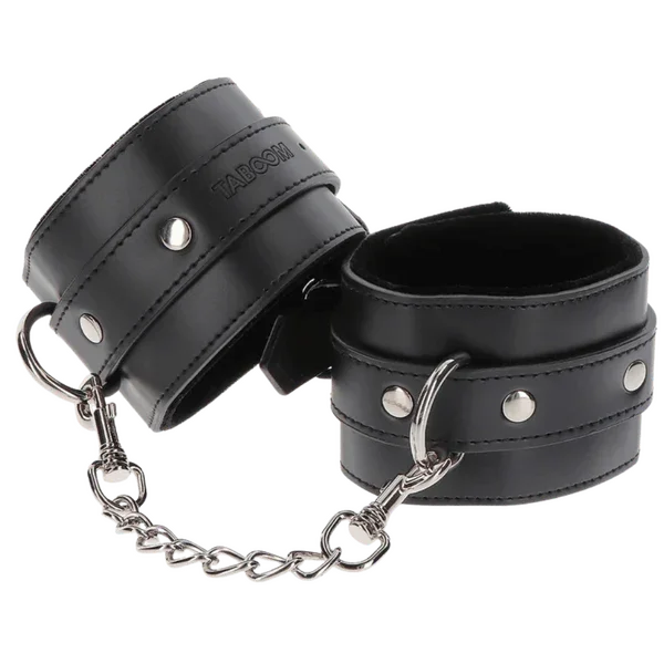 Wrist Cuffs (Black) - Take A Peek