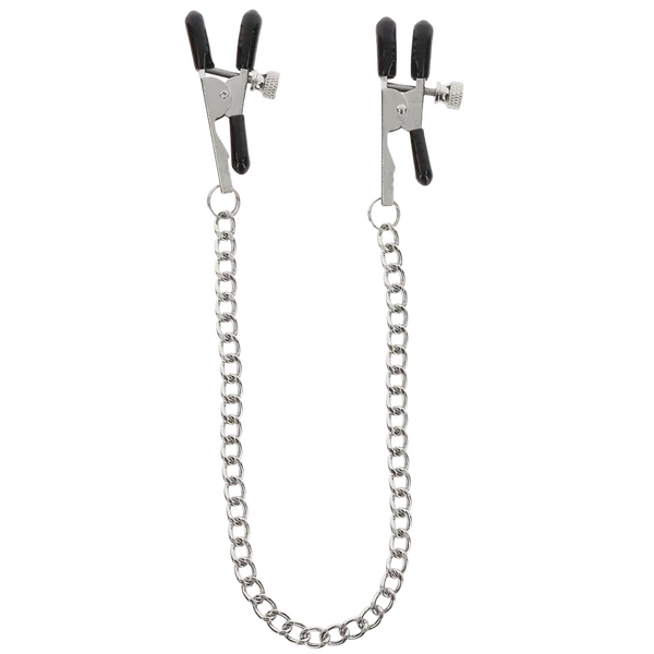 Adjustable Clamps With Chain (Silver) - Take A Peek