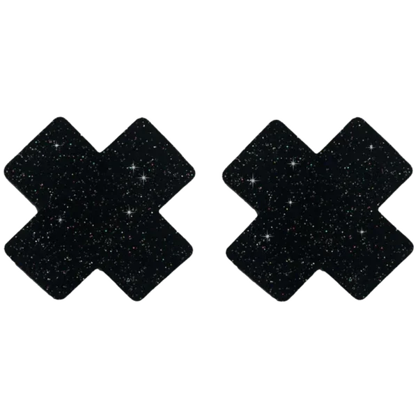 Nipple X Covers (Black) - Take A Peek