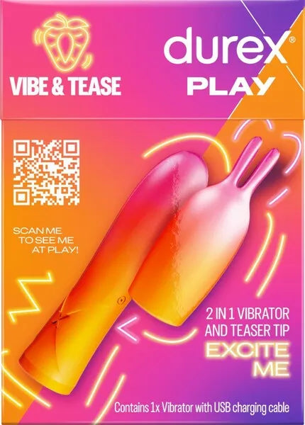 Play Vibe & Tease 2 In 1 Vibrator & Teaser Tip - Take A Peek
