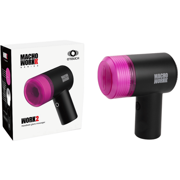 MACHO WORK 2 - Glan Massager with Air Suction & Tapping 10 Vibration Modes-4897127060477