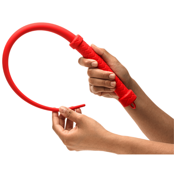 Viper Tail Silicone Whip (Red)-AH512-RED