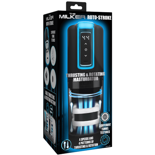 Roto-Stroke Thrusting & Rotating Masturbator-AH533