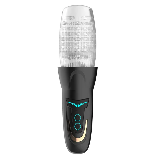 Dragon Pro - Rotating Male Masturbator (Black) - Take A Peek
