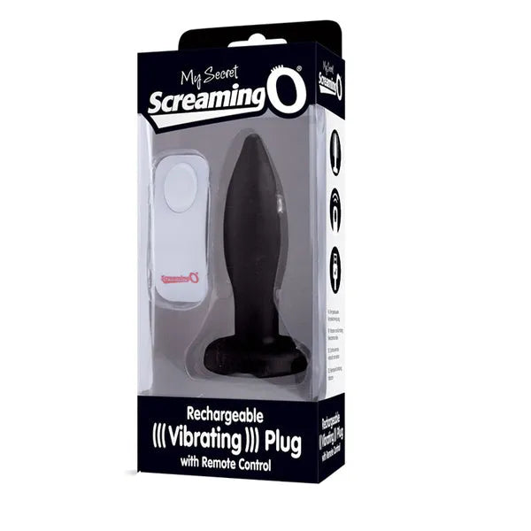 Vibrating Plug With Remote (Black) - Take A Peek