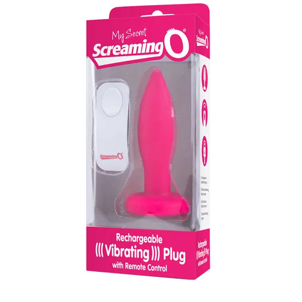 Vibrating Plug With Remote (Pink)-AMP-PK-110
