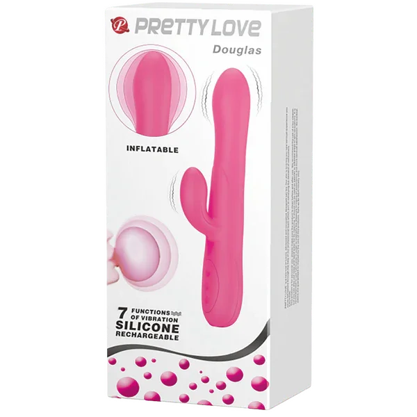 Rechargeable Inflatable Douglas (Pink) - Take A Peek