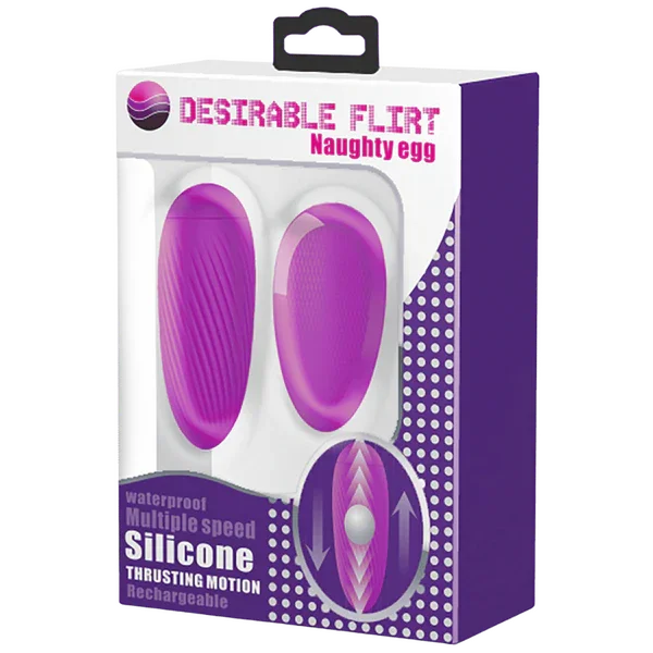 Silicone Naughty Egg (Purple) - Take A Peek