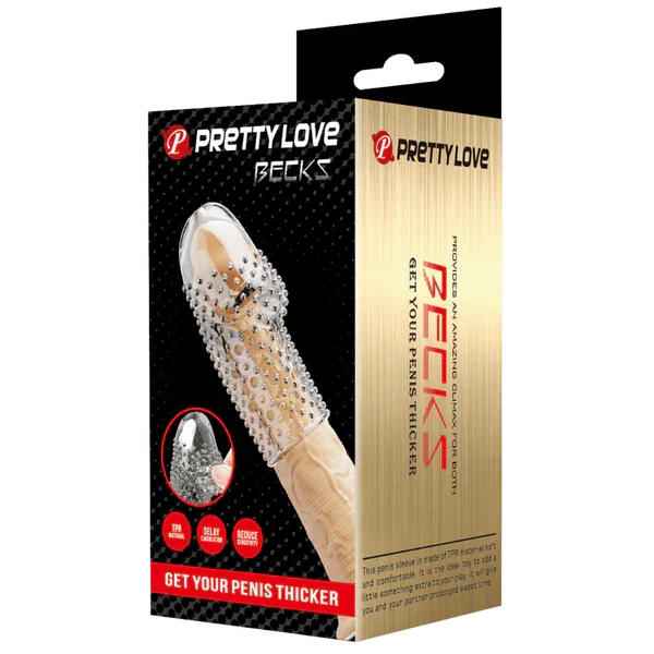Penis Sleeve - Becks (Clear)-BI-026290M