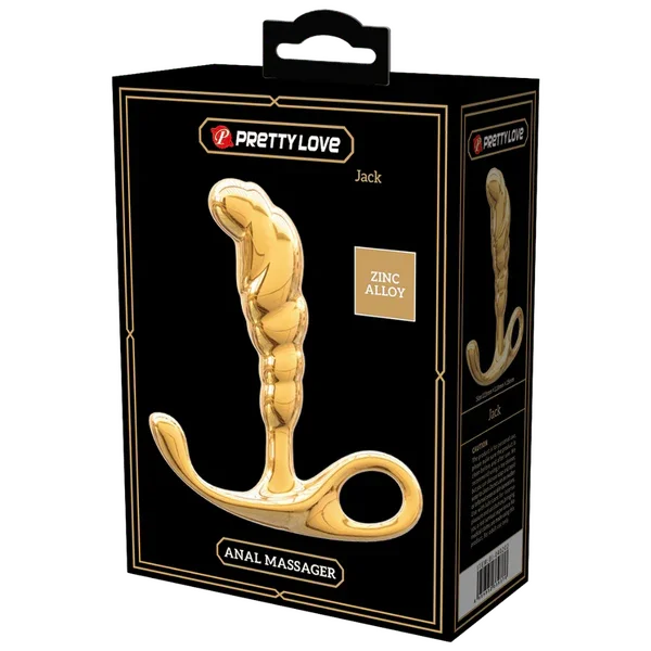 Anal Massager Probe - Jack (Gold)-BI-040202