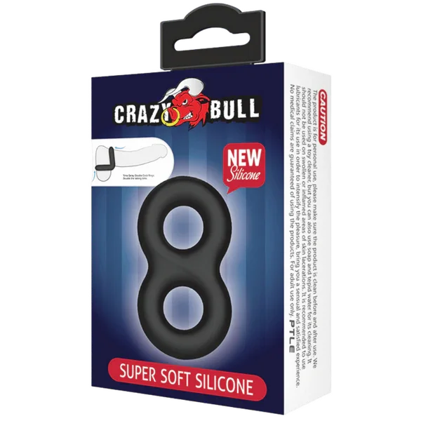 Super Soft Silicone Cockring - Figure 8-BI-210185