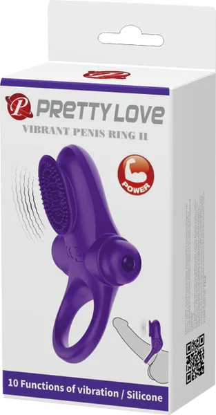 Vibrant Penis Ring II (Purple) - Take A Peek