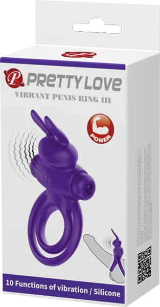 Vibrant Penis Ring III (Purple) - Take A Peek