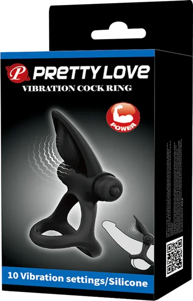 Vibrating Cock Ring (Black) - Take A Peek
