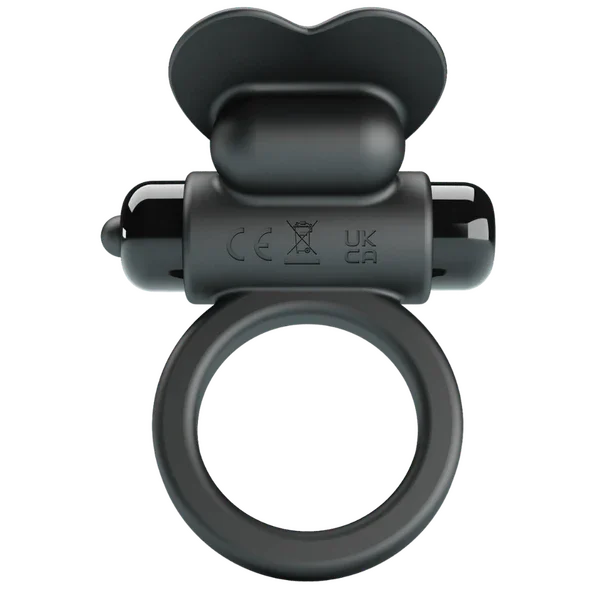 Vibrant Penis Ring - Debonaire (Black) - Take A Peek