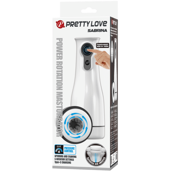 Rechargeable Sabrina (Rotating Masturbator)-BM-00900T101