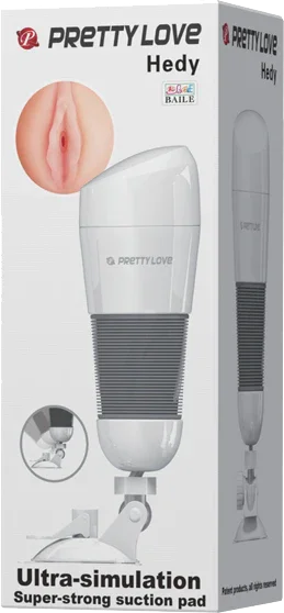Hedy Ultra Stimulation Vibrating Masturbator (White) - Take A Peek