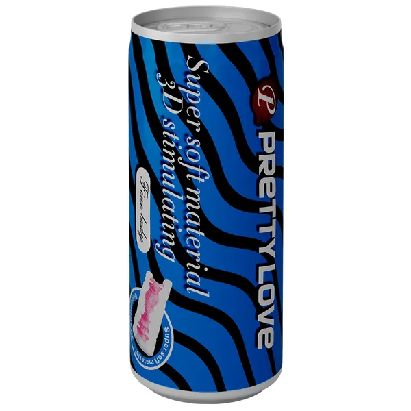 Super Soft Can Masturbator (Black/Blue) - Take A Peek