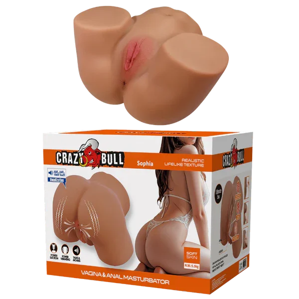 Vagina & Anal Masturbator - Sophia (Talk & Suction)-BM-009259Q