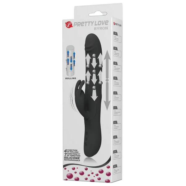 Rechargeable Rolling - Byron (Black) - Take A Peek