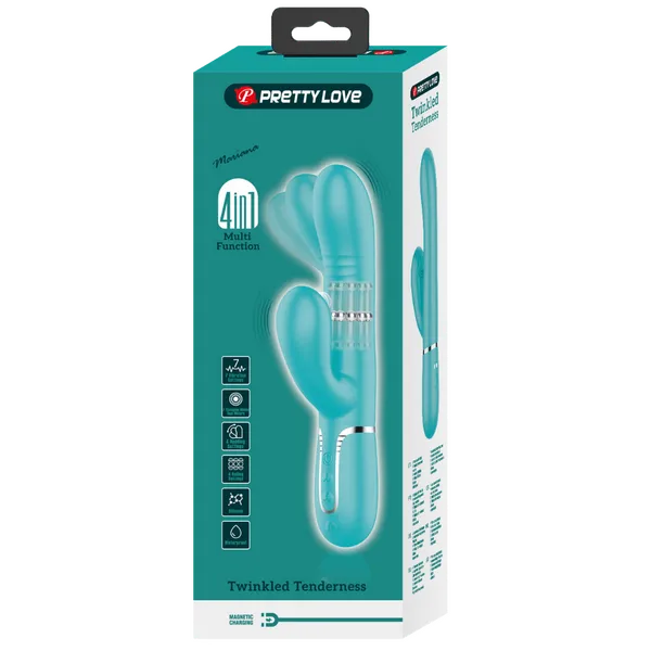 Mariana - 4in1 Multi-function Vibrator (Seafoam) - Take A Peek
