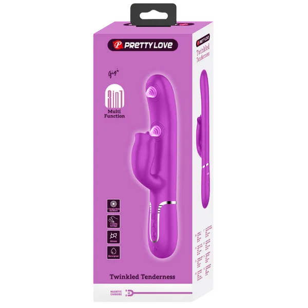 Gigi - 3in1 Multi-function Vibrator (Pink) - Take A Peek