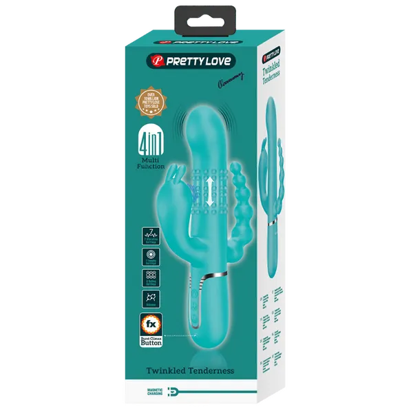 Cammy - 4in1 Multi-function Vibrator (Seafoam)-BW-500036-1