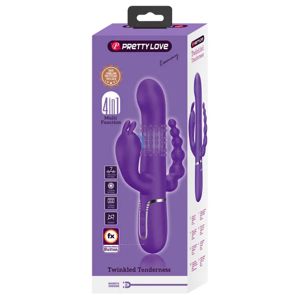 Cammy - 4in1 Multi-function Vibrator (Dark Purple) - Take A Peek