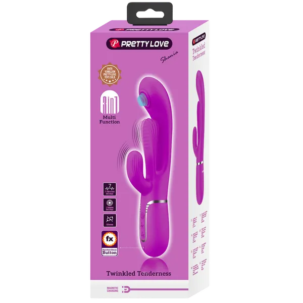 Shania - 4in1 Multi-function Vibrator (Pink) - Take A Peek
