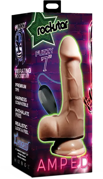 Fuzzy 7" Vibrating (Flesh)-CKC-008072ZSY