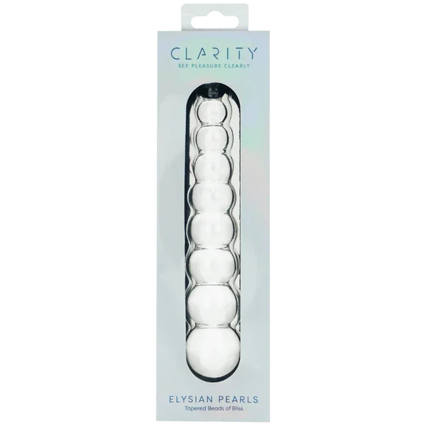 Glass Dildo - Elysian Pearls - Take A Peek
