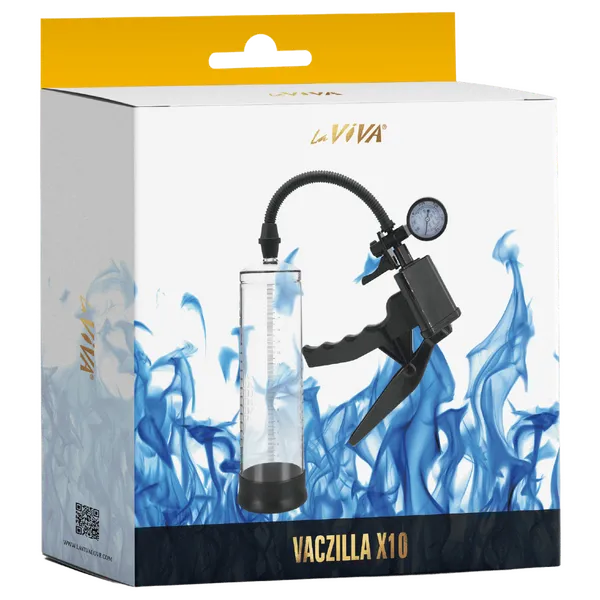 Vaczilla X10 Trigger Gauge Hand Grip Penis Pump - Take A Peek