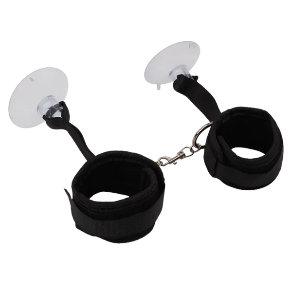 Tie Up Love Cuffs (Black) - Take A Peek