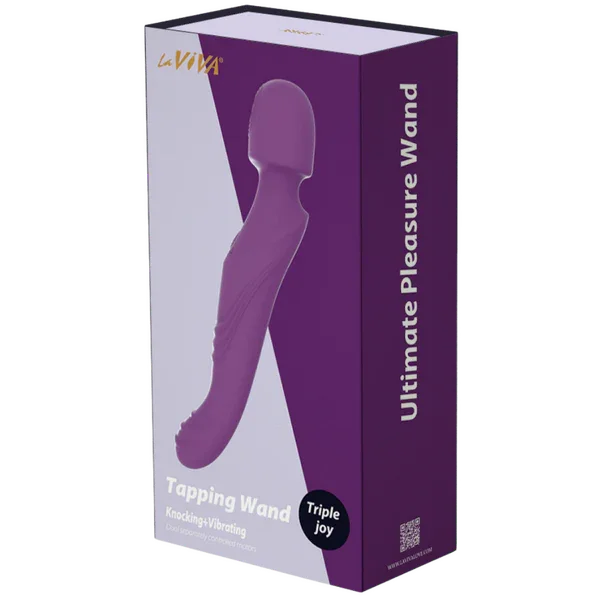 Tapping & Vibrating Wand (Purple)-CN-621158111