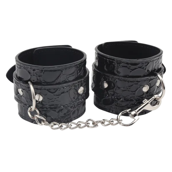 Be Good Wrist Cuffs (Black) - Take A Peek