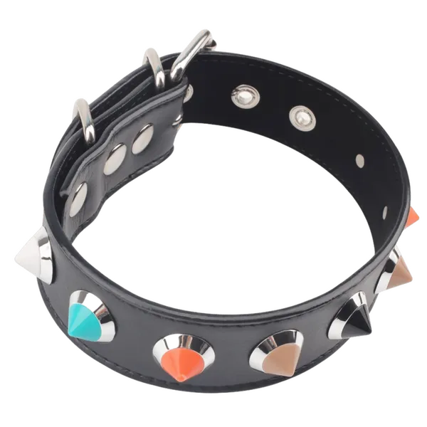 Collar with Thorns (Black) - Take A Peek