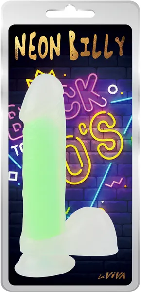 Neon Billy 7.6" (Glow Green) Plus Free Clean Vibe - Take A Peek