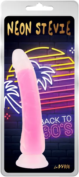 Neon Stevie 8.4" (Glow Pink) Plus Free Clean Vibe - Take A Peek