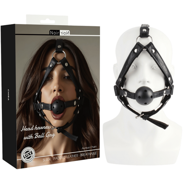 Head harness with Ball Gag-CN-738991042