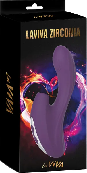 Zirconia Sucking & Knocking Vibrator (Purple) - Take A Peek