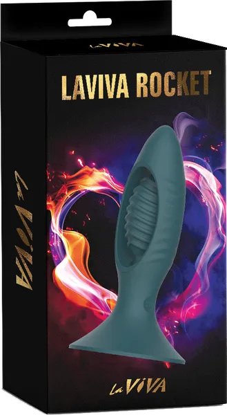 Rocket Butt Plug With Remote Control (Teal) - Take A Peek