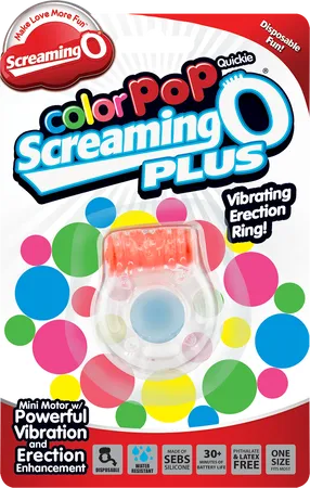 Screaming O Color Pop Quickie Plus (Orange) - Take A Peek